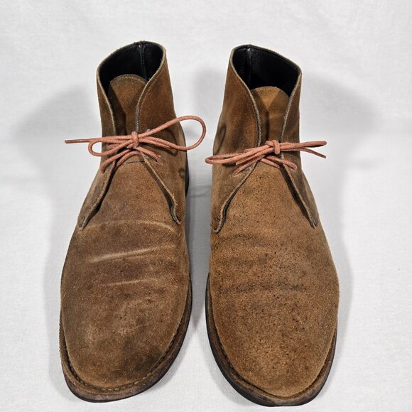 THURSDAY BOOT CO. The Scout Chukka Cognac Suede Thrusted Boots Men's Size 10.5. - Picture 4 of 17